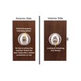 thumbnail image 2 of Pomo de puerta Copper Creek EK2030SS Egg Privacy, acero inoxidable satinado, 2 of 5