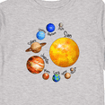 thumbnail image 4 of Inktastic Sun and Planets Yes, and Pluto Boys or Girls Long Sleeve Toddler T-Shirt, 4 of 5