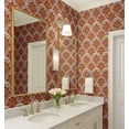thumbnail image 3 of S4Sassy Modern Vintage Floral Arch Wallpaper - Yellow Wall Covering, 25" x 60" Self-Adhesive Vinyl Walls Paper, Decorative Walls Wrap, Easy DIY Wall Covering For Bedroom, Cabinets, 3 of 9