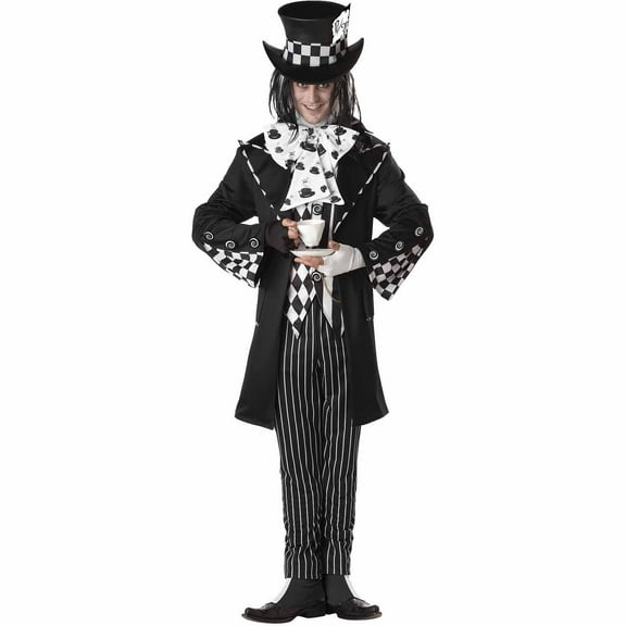 Mens Dark Mad Hatter Costume For Adults