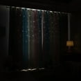 thumbnail image 4 of Labymos Decdeal 1PCS Star Curtains Hollow Style Sheer Colorful Double Layer Star Window Curtains for, 4 of 8