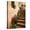 Canvas, variant on Art.com Tuscan Staircase, Italy Photographic Print by Walter Bibikow, White Frame Wall Art, 23" x 29"