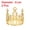 Gold, variant on Unique Bargains Mini Crown Cake Toppers, Alloy Queen Tiara Cupcake Decor for Party Gold