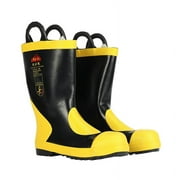 Emergency Rescue High Boots Heat Resistance Insulation Non Slip Rubber Fire Protective Boots 42 Size