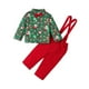 thumbnail image 3 of Disfraz de Navidad Hugo Conjunto de Traje Formal para Niños Botón de Manga Larga M, 3 of 10