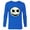 Navy, variant on Disney The Nightmare Before Christmas Jack Skull Big Face - Long Sleeve T-Shirt for Men - Customized-Black