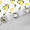thumbnail image 4 of Homewish Lemon Blackout Curtains Set of 2 (52x84 Each),Fruit Theme Window Curtains,Yellow White Green Curtains and Drapes For Kids,Breathable Home Decor, 4 of 6