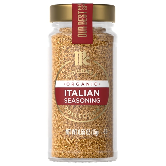 Pack Of 2 McCormick Gourmet Organic Italian Seasoning, 0.55 oz (Package May Vary)