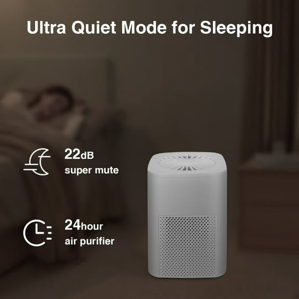 Air Purifier Air Purifiers for Allergies and Asthma for Bedroom USB Air Purifier for Home Allergy Dust Pets Indoor Office Small Room Portable Desktop