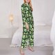 thumbnail image 3 of Fotbe Avocado Heart Conjunto de Pijama de Manga Larga para Mujer con Estampado, Ropa de Dormir de 2 Piezas, Conjunto de Casa Suave y Cómodo con Bolsillos-Small, 3 of 7