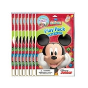 Disney Mickey Mouse Coloring Book Easy Grip Colorful Crayons & Stickers Toys Games Play Packs Educational Fun Artistic Party Favors Travel Car Road Trip Camping Supplies Ultimate Activity Set