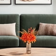 thumbnail image 4 of Adornos de mesa hechos manualmente, jarrones de crisantemos y bayas simulados, estéticos, para hogar, alta demanda, decoración de interiores, de madera, diseño clásico, para dormitorio, 4 of 8