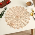 thumbnail image 3 of Spider Web Placemat Hollow Non-slip Waterproof Heat Insulation PVC Safe Dining Table Decoration Pad, 3 of 6