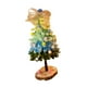 thumbnail image 2 of Kit de árbol de Navidad tejido a mano para regalar a un amigo, para escritorio, escaparate o dormitorio. Amarillo, 2 of 9