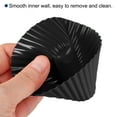 thumbnail image 6 of Uxcell 25Pcs Wax Melt Warmer Liner Silicone Rubber for Candle Fragrance Melter 1.77 x 1.26 inch Black, 6 of 6