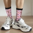thumbnail image 6 of Rateoe 2336109497 for Women Casual Calf Socks - Cute Crew Socks - Thin Soft Above Ankle Socks Size 5-11, 6 of 6