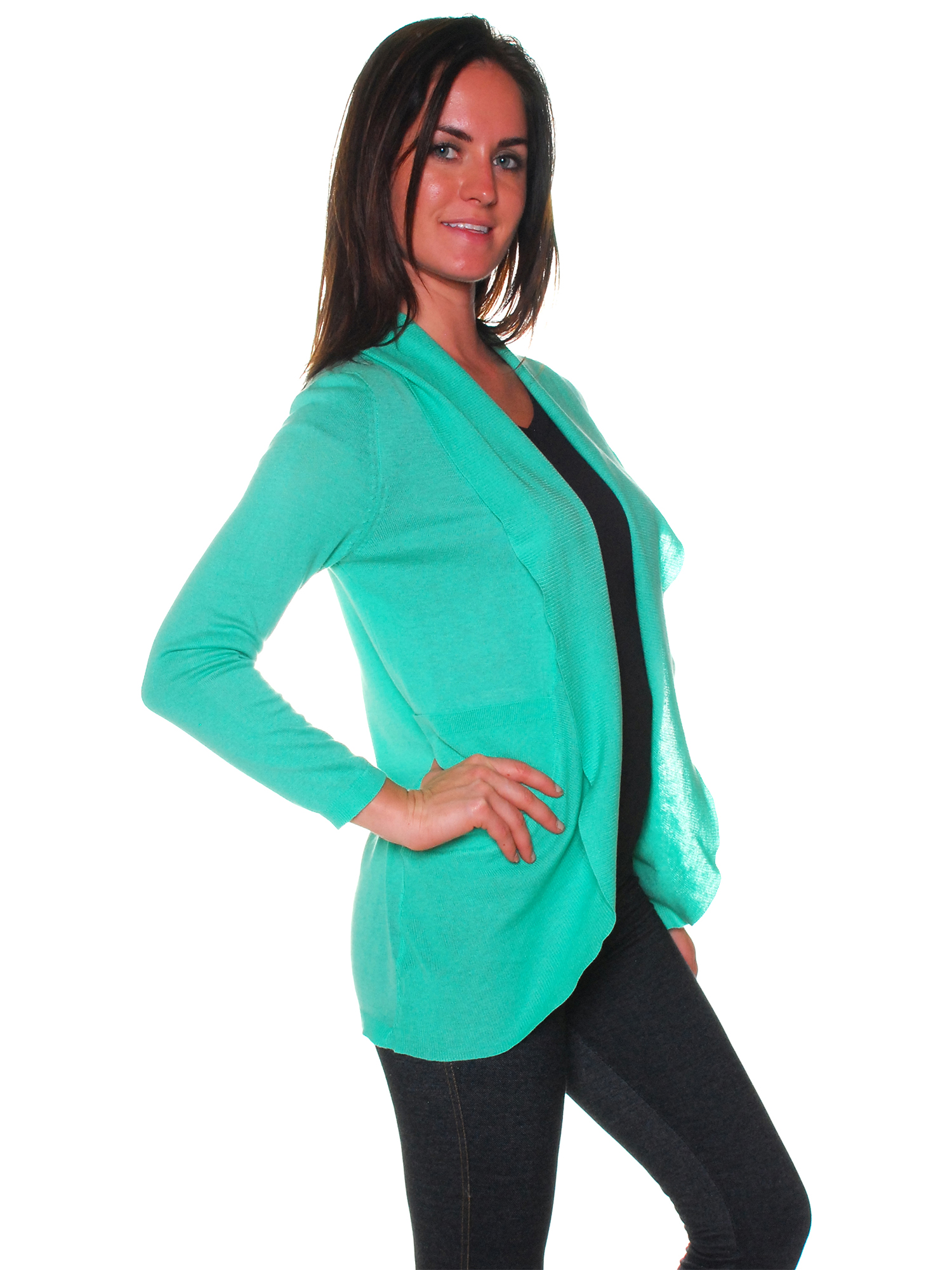 active basic cardigan