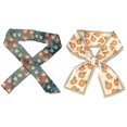 thumbnail image 1 of Hair Scrunes Elastic Hair Scarf Bla Hair Ties Satin Hair Ribbon, 1 of 4