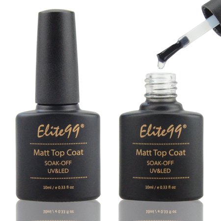 Matte Top Coat Gel elite99 10ml soak off uv led nail gel lacquer long lasting foundation sealer varnish matte top coat gel nail polish walmart com