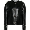Philosophy Di Lorenzo Serafini Black Vegan Leather Jacket (40)