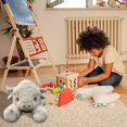thumbnail image 4 of Peluche de vaca suave de PP para niños, bebés y coleccionistas; duradero, fácil de mantener, ligero; juego imaginativo; decoración para la guardería, 4 of 7