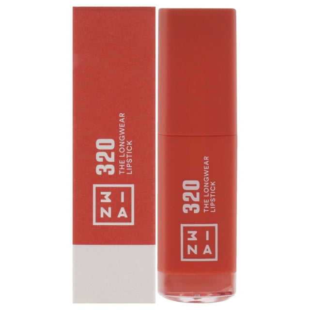 The Longwear Lipstick - 320 Orange de 3Ina para mujeres - Lápiz labial de 0,20 oz