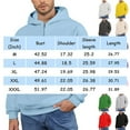 thumbnail image 3 of YDDIAN Casual Hoodies for Men Loose Fit 1/4 Zip Oversized Drop Shoulder Sweatshirt Long Sleeve Winter Basic Fashion Hoodie Black XL, 3 of 4