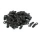 thumbnail image 1 of 100pcs 23mmx7.5mm Botón de giro de marco de foto metálico negro con tornillos, 1 of 4