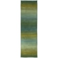 Liora Manne Ombre Stripes Indoor Rug Blue 27"X8'