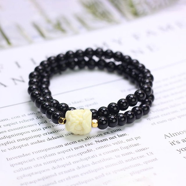 Accesorios envueltos doble estilo étnico pulsera de cerámica pulsera de cuentas mujer alto sentido