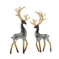 thumbnail image 1 of GROWTH TANK 2 Pcs Figurines Décoratives de Cerfs Table de Fortune pour Fête Étagère Noire, 1 of 9