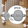 thumbnail image 6 of oshhni 2Pcs Gate Banister Adapter for Stairs Compact Pet Barrier Dog Fence Mounting Gray, 6 of 9