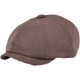 thumbnail image 5 of CoCopeaunts Newsboy Cap Big Size Cotton Flat Cap Men Women 8 Panel Ivy Caps Retro Beret Hat Soft Breathable Cabbie Hat, 5 of 7