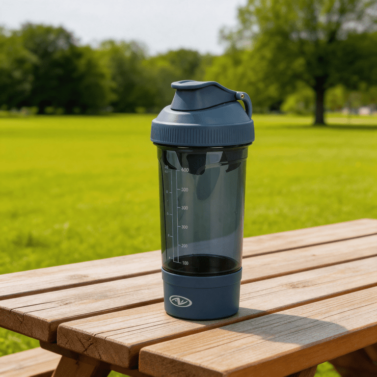 Athletic Works 32 oz Tritan Silent Shaker, Blue photo 5