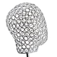 thumbnail image 2 of Adjustable Metal Mannequin Head Hat Stand Display Rack Stand Wig Rack Wig Holder Silver, 2 of 9