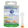 thumbnail image 1 of Brilliant Kids Sonic Toothbrush Characters Refill Heads - Microfiber Micro Bristles Clean All-Around, 2 Count, Orange, 1 of 3