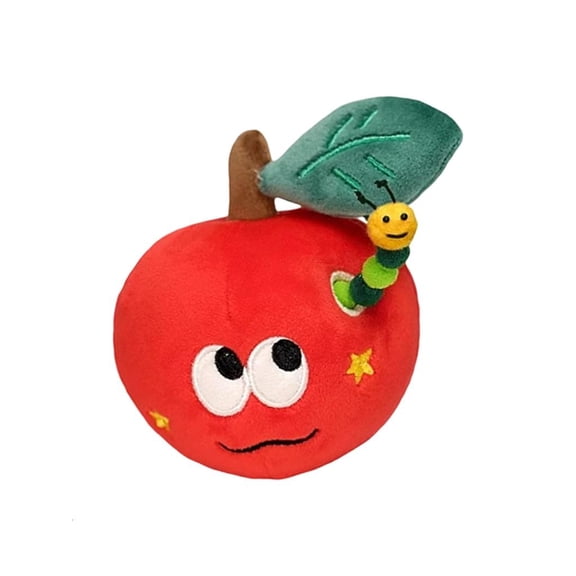 7829 Car Keychain Plush `Apples Keychain Cute Keychain Bag Charm Plush Apples Keychain