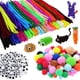 thumbnail image 1 of Set de artículos de arte y artesanía PenVinoo 862 piezas para niños con limpiapipas, pompones y ojos meneantes, 1 of 7