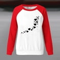 thumbnail image 4 of Aofany Women Valentines Day Pullover Sweatshirts Long Sleeve Love Heart Sweater Crewneck Casual Tops T-Shirts, Valentine's Day Shirts for Women, 4 of 4