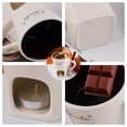 thumbnail image 4 of Chocolate Fondue Mug with Fork, Chocolate Melting Cup, Mini Chocolate Fondue Set Without Tealights, Ideal Gift for Date Nights Birthdays Anniversary Weddings, 4 of 7