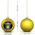 thumbnail image 2 of Baby Yoda Christmas Balls Xmas Decor Ball Festival Party Decoration Tree Hangings, 2 of 5