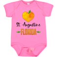 thumbnail image 3 of Inktastic St. Augustine Florida Orange in Heart Boys or Girls Baby Bodysuit, 3 of 5