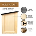 thumbnail image 5 of Ilyapa Outdoor Library Book Box - Free Literature Exchange Kit for Outside - Little Wood Cabinet for Sharing Books and Arts - 13x11x16 Inch, 5 of 8