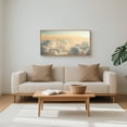 thumbnail image 4 of TOARTi Large Vintage White Cloud Framed Canvas Wall Art Nature Landscape Sunrise Sky Painting Modern Artwork for Living Room Bedroom Office 20x40 Inch, 4 of 10