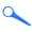 Blue, variant on Agiufgs Stacking Bucket Screw Plastic, Threaded Design for Leak-Proof Seal, for Stacked Buckets in Industrial Storage, Yellow