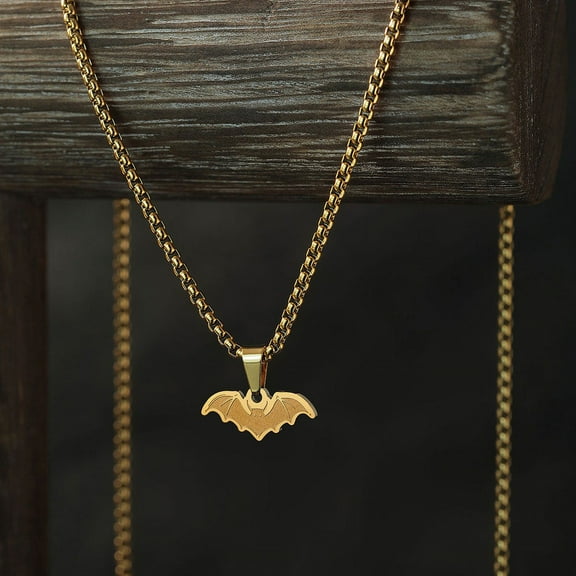 Bat Pendant Necklace for Women Men Jewelry Accessories Necklace Birthday Gifts