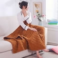 thumbnail image 4 of 5V USB Electric Blanket Powered By Power Bank Winter Bed Warmer USB Heated Blanket Body Heater Multifunction Blanket C, 4 of 6