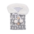 thumbnail image 1 of Ounissouiy Funda para botella de vino, funda con patrón de alce de encaje, de comedor, ropa navideña para botella de vino, bolsa de Kits de decoración para fiestas Gris, 1 of 6