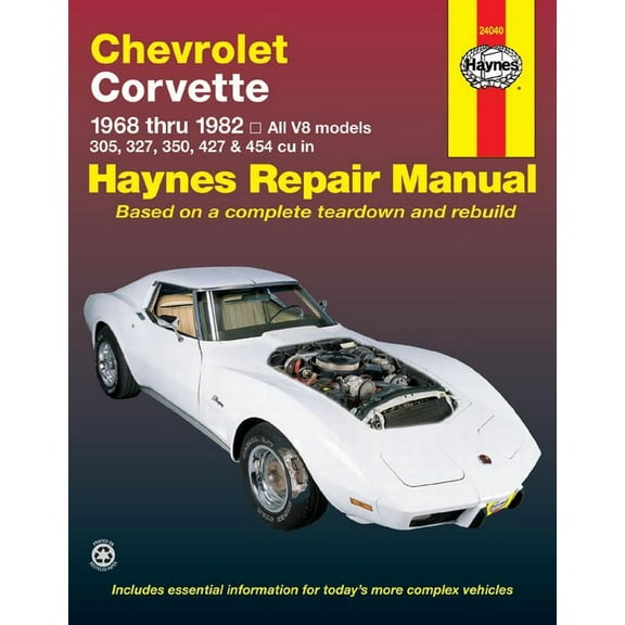 Chevrolet Corvette (68-82) Haynes Repair Manual ^