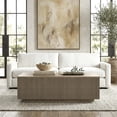 thumbnail image 2 of Evelyn&Zoe Reyes 48" Wide Rectangular Coffee Table, Antiqued Gray Oak, 2 of 7